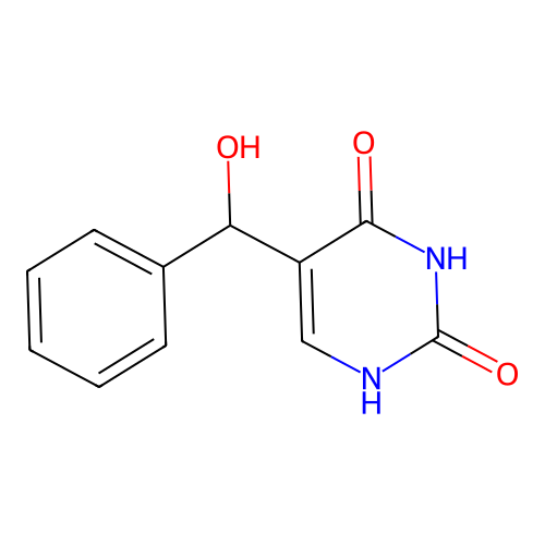 5-[Hydroxy(phenyl)methyl]pyrimidine-2,4(1h,3h)-dione structure