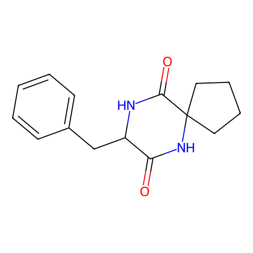 8-Benzyl-6,9-diazaspiro(4.5)decane-7,10-dione structure