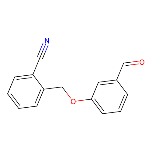 2-(3-Formylphenoxymethyl)benzonitrile structure