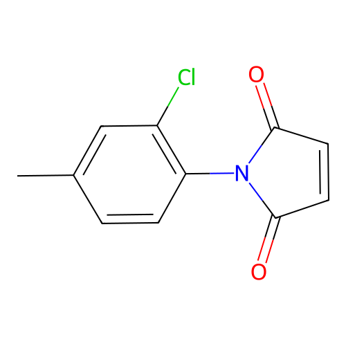 1-(2-chloro-4-methylphenyl)-1H-pyrrole-2,5-dione structure