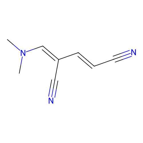 4-[(Dimethylamino)methylidene]pent-2-enedinitrile structure