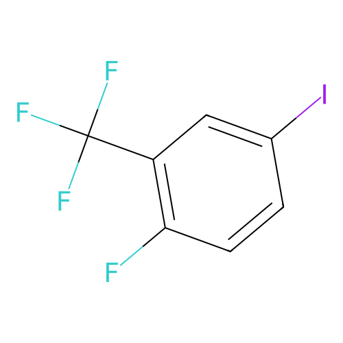 1-Fluoro-4-iodo-2-(trifluoromethyl)benzene structure