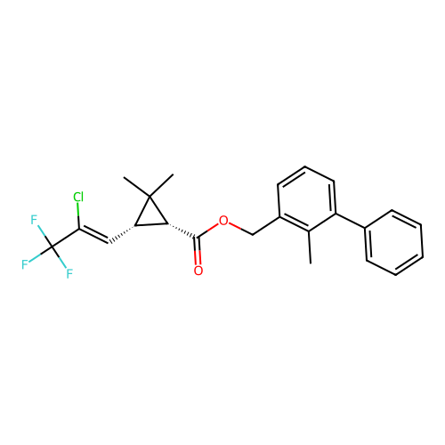 Bifenthrin structure