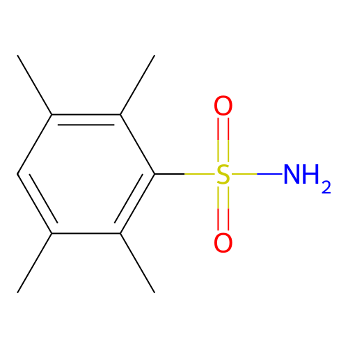 2,3,5,6-Tetramethylbenzene-1-sulfonamide structure