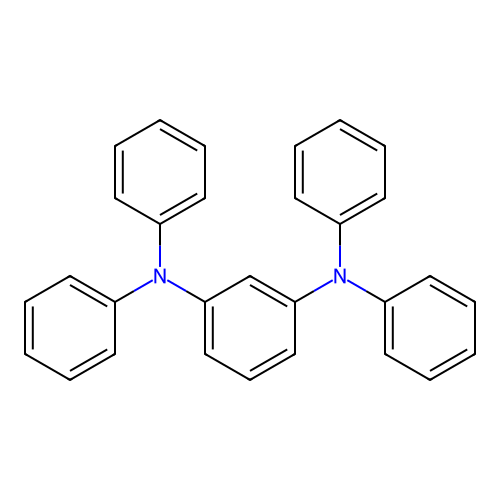 1-N,1-N,3-N,3-N-tetraphenylbenzene-1,3-diamine structure