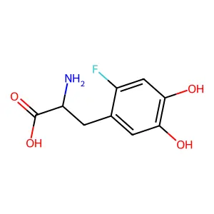 6-(18F)fluoro-L-DOPA structure