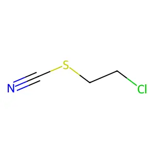2-Chloroethyl thiocyanate structure