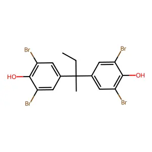 Phenyl, 4,4'-(1-methylpropylidene)bis(2,6-dibromo- structure