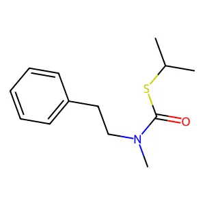 Carbamothioic acid, methyl(2-phenylethyl)-, S-(1-methylethyl) ester structure