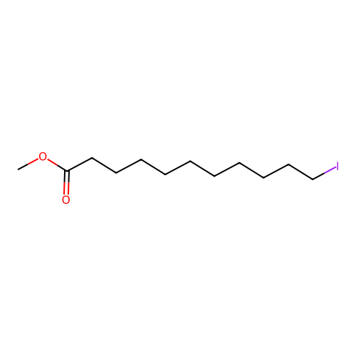 Methyl 11-iodoundecanoate structure