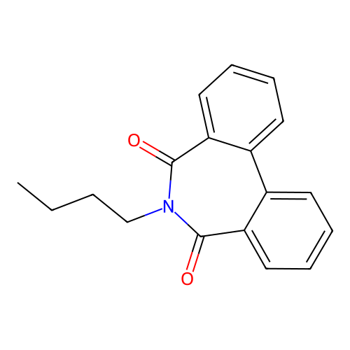 6-Butylbenzo[d][2]benzazepine-5,7-dione structure