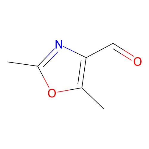 2,5-Dimethyl-1,3-oxazole-4-carboxaldehyde structure