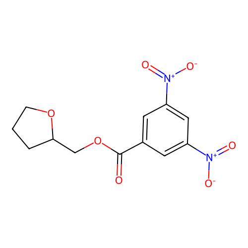 (Oxolan-2-YL)methyl 3,5-dinitrobenzoate structure