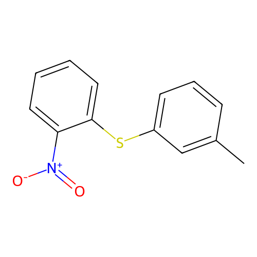 1-[(3-Methylphenyl)thio]-2-nitrobenzene structure