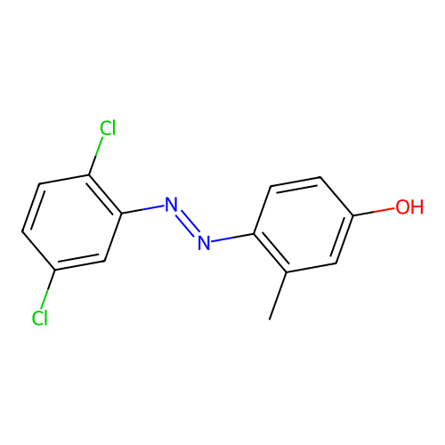 4-[(2,5-Dichlorophenyl)diazenyl]-3-methylphenol structure