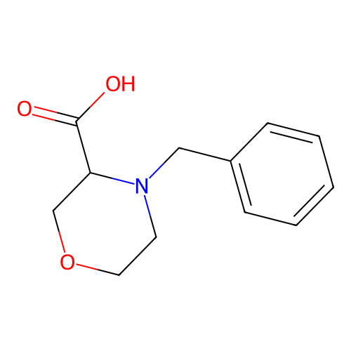 4-benzylmorpholine-3-carboxylic Acid structure