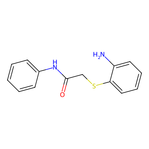 2-(2-Amino-phenylsulfanyl)-N-phenyl-acetamide structure