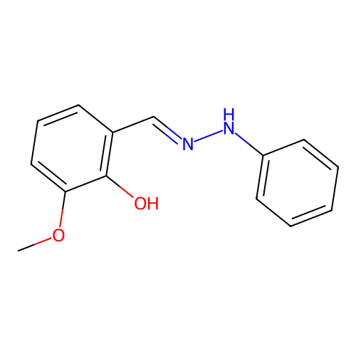 2-Methoxy-6-[(phenylhydrazinylidene)methyl]phenol structure