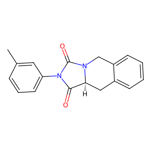 (S)-2-(m-tolyl)-10,10a-dihydroimidazo[1,5-b]isoquinoline-1,3(2H,5H)-dione structure