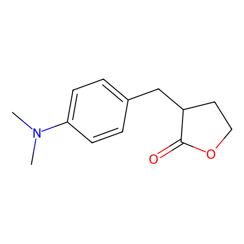 3-[4-(Dimethylamino)benzyl]dihydrofuran-2(3h)-one structure