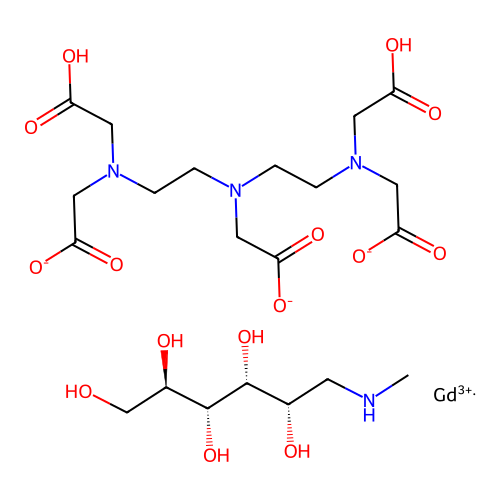 Gadopentetate Monomeglumine structure
