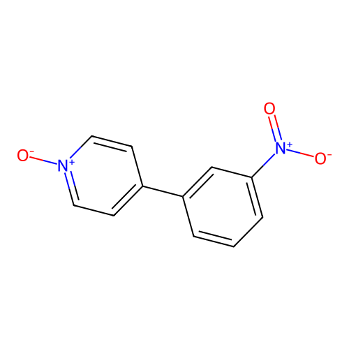4-(3-Nitrophenyl)pyridine-N-oxide structure