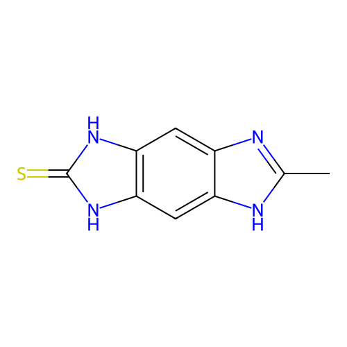 6-Methyl-3,5-dihydrobenzo[1,2-d:4,5-d']diimidazole-2(1H)-thione structure