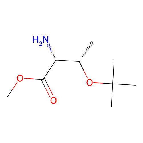 methyl (2R,3S)-2-amino-3-(tert-butoxy)butanoate structure