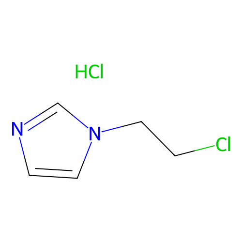 1-(2-chloroethyl)-1H-imidazole hydrochloride structure