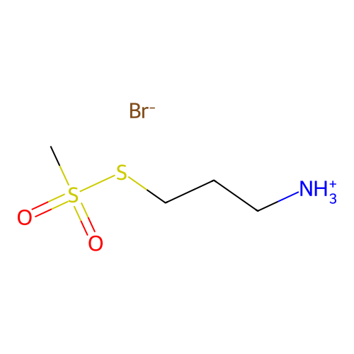 3-Methylsulfonylsulfanylpropylazanium bromide structure