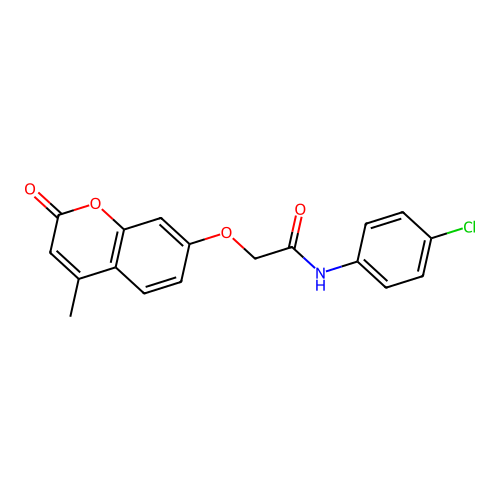 N-(4-chlorophenyl)-2-[(4-methyl-2-oxo-2H-chromen-7-yl)oxy]acetamide structure