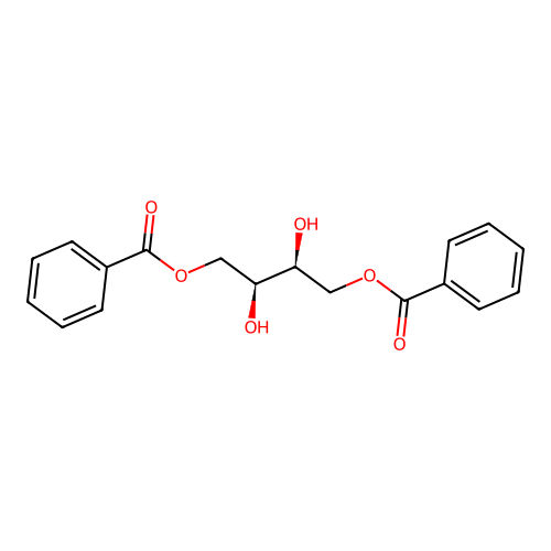 (2S,3S)-2,3-Dihydroxybutane-1,4-diyl dibenzoate structure