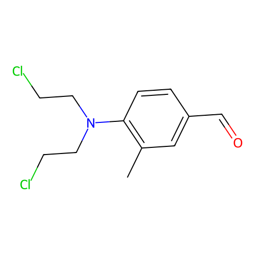 4-[Bis(2-chloroethyl)amino]-3-methylbenzaldehyde structure