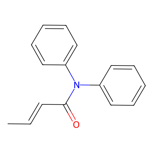 N,N-二苯基丁-2-烯酰胺 structure