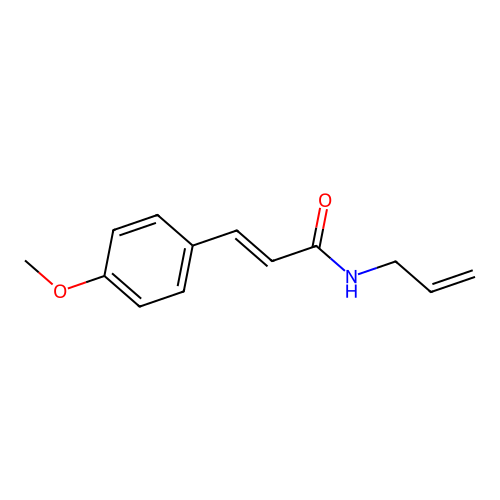 (E)-3-(4-methoxyphenyl)-N-prop-2-enylprop-2-enamide structure