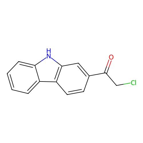 1-(9h-Carbazol-2-yl)-2-chloroethanone structure