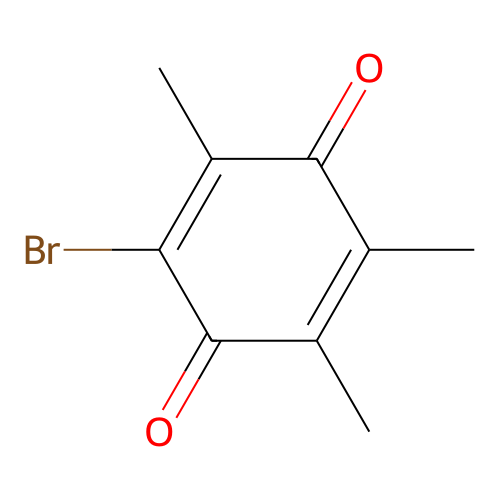 Bromotrimethyl-p-benzoquinone structure