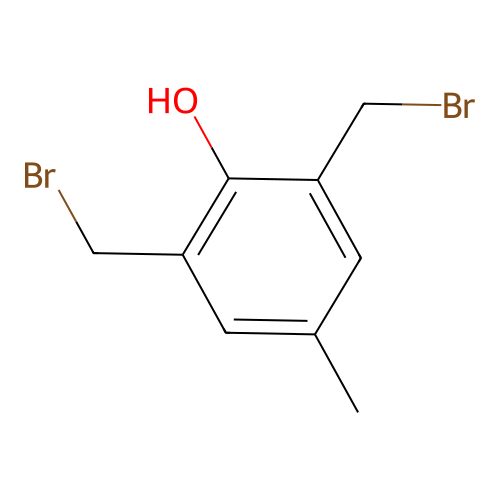 2,6-Bis(bromomethyl)-4-methylphenol structure