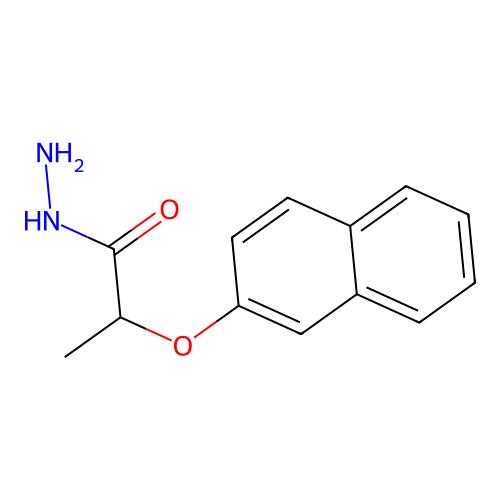2-(2-Naphthyloxy)propanohydrazide structure