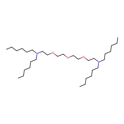 [2-(2-{2-[2-(Dihexylamino)ethoxy]ethoxy}ethoxy)ethyl]dihexylamine structure