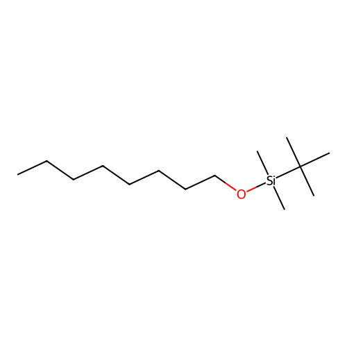 1-Octanol, tBDMS structure