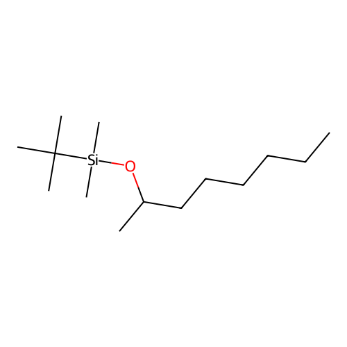 Silane, (1,1-dimethylethyl)dimethyl[(1-methylheptyl)oxy]- structure