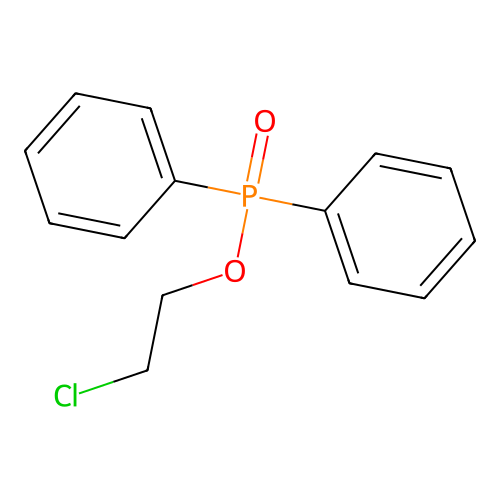 2-Chloroethyl diphenylphosphinate structure