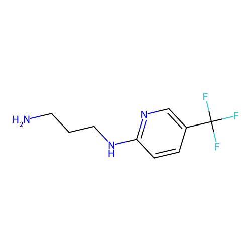 N1-(5-(trifluoromethyl)pyridin-2-yl)propane-1,3-diamine structure