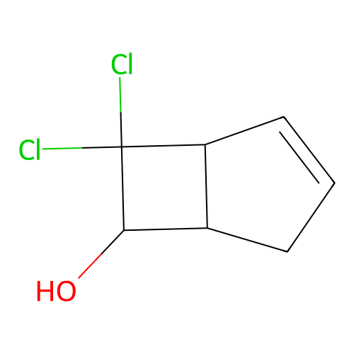 7,7-Dichlorobicyclo[3.2.0]hept-2-en-6-ol structure