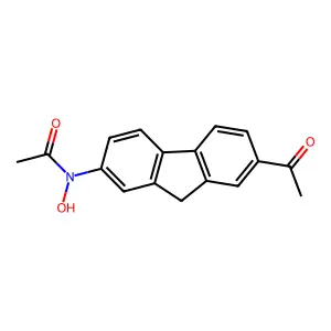 Acetamide, N-(7-acetyl-9H-fluoren-2-yl)-N-hydroxy- structure