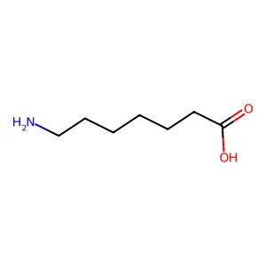 7-氨基庚酸 structure