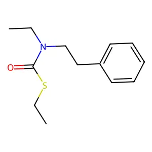 Carbamothioic acid, ethyl(2-phenylethyl)-, S-ethyl ester structure