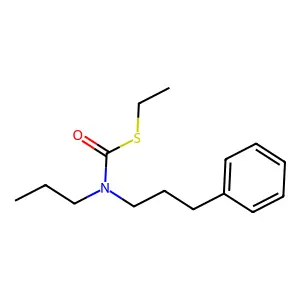 Carbamothioic acid, (3-phenylpropyl)propyl-, S-ethyl ester structure