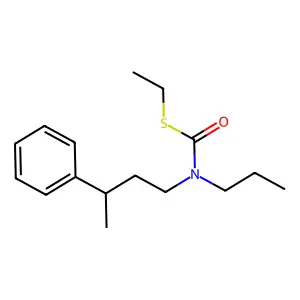 Carbamothioic acid, (3-phenylbutyl)propyl-, S-ethyl ester structure